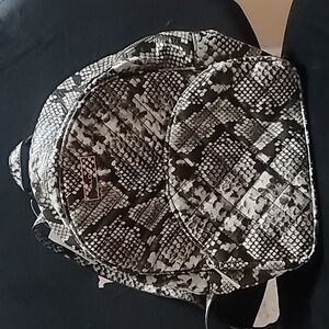 Aldo black And White Backpack
